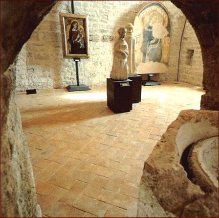 fotografia di un’ ambiente pavimentato con il cotto toscano.